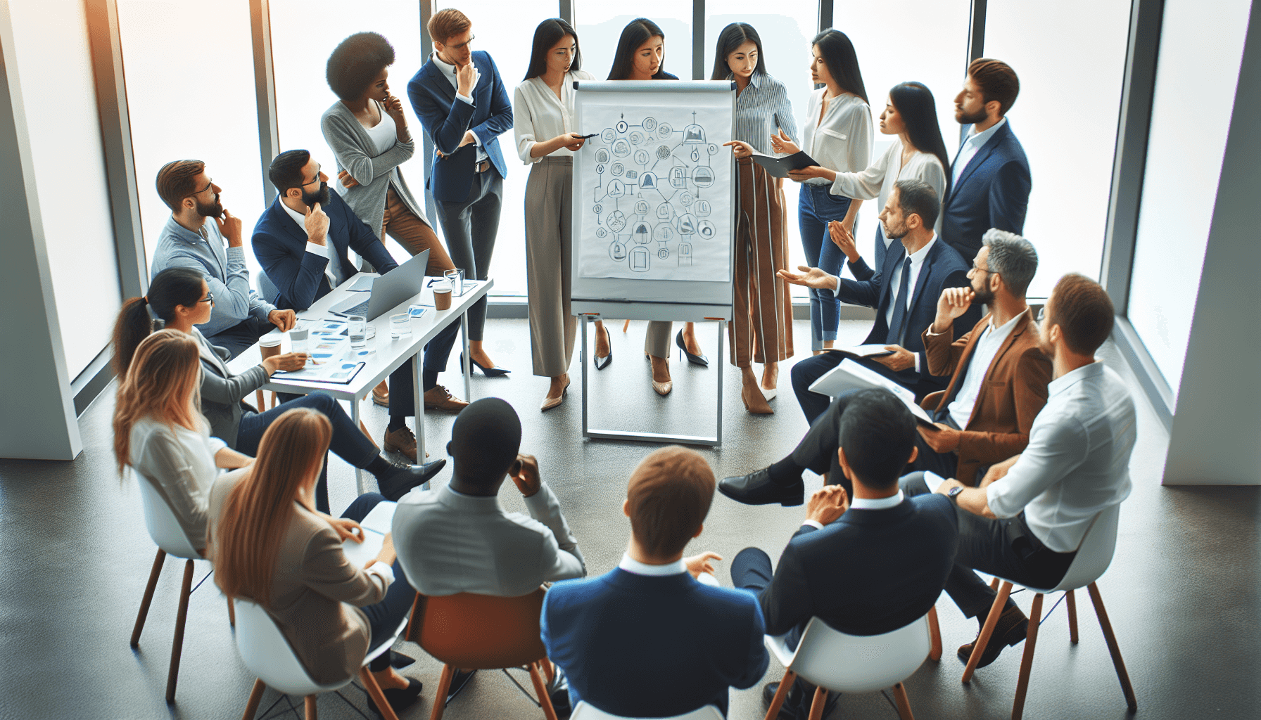 Interactive team meeting